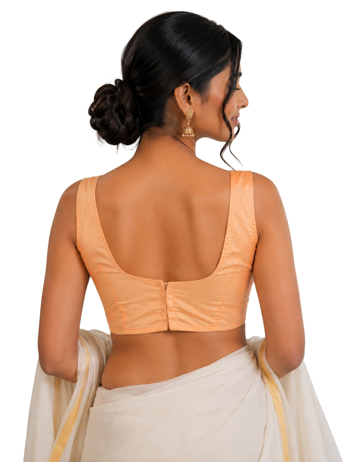 MATCHLINE™ Women's Tapeta Silk Sleeveless Blouse | U-Neck Solid Color Padded
