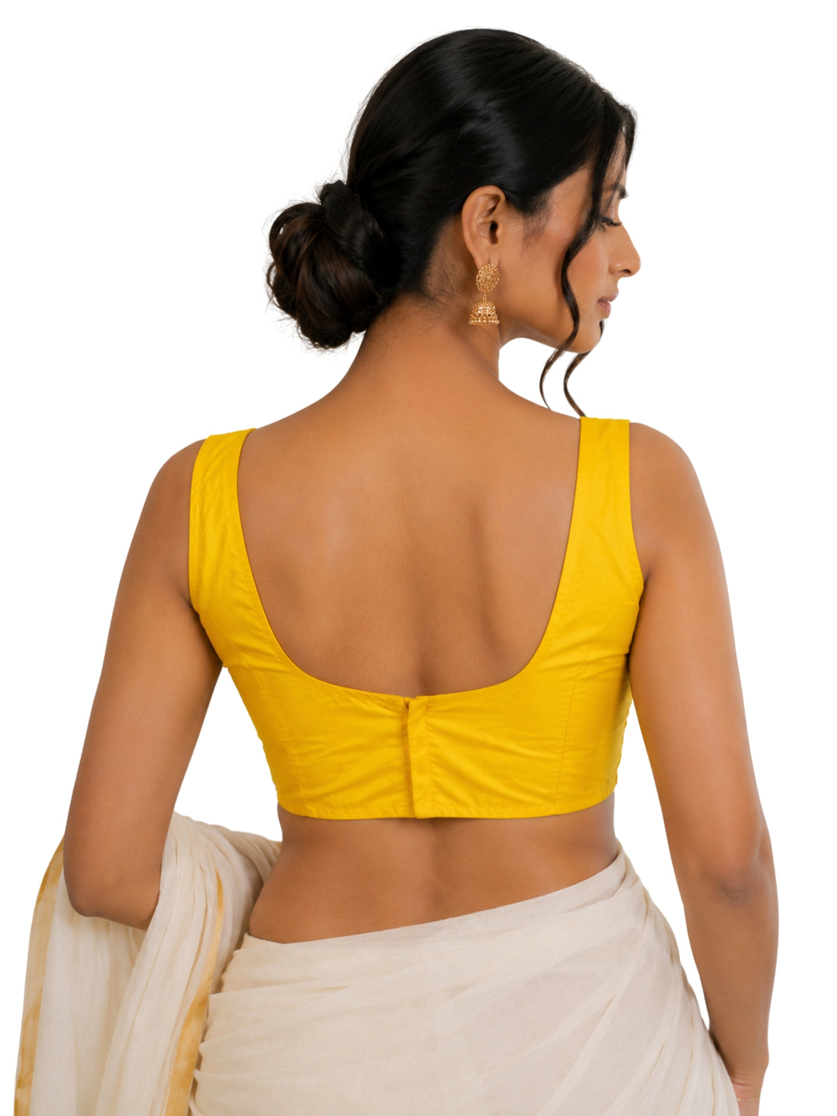 MATCHLINE™ Women's Tapeta Silk Sleeveless Blouse | U-Neck Solid Color Padded